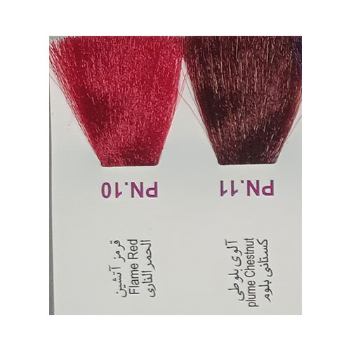 رنگ مو پادینا سری جدید شماره PN.10 حجم 100 میلی لیتر رنگ قرمز آتشین