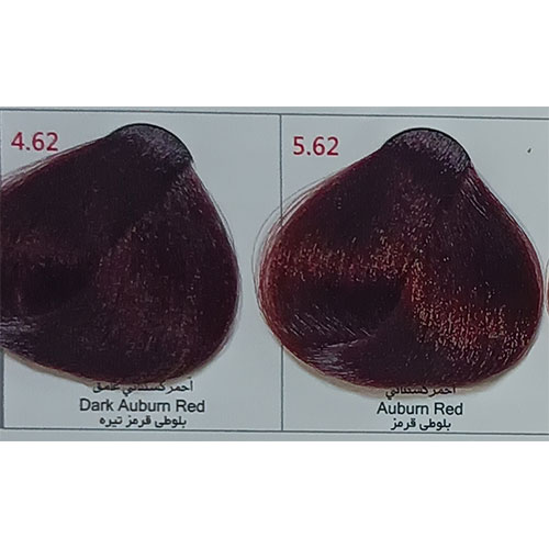 رنگ مو بیس کالر سری بلوطی قرمز شماره 6.64 حجم 125 میلی لیتر رنگ بلوند بلوطی تیره