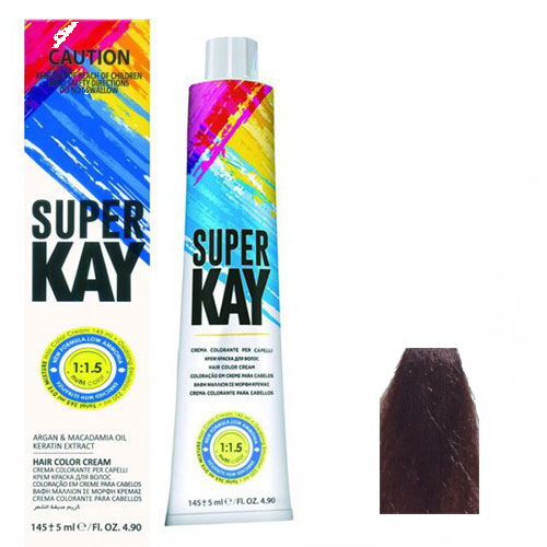 رنگ موی سوپرکی سری مسی شماره 6.4رنگ بلوند مسی تیره