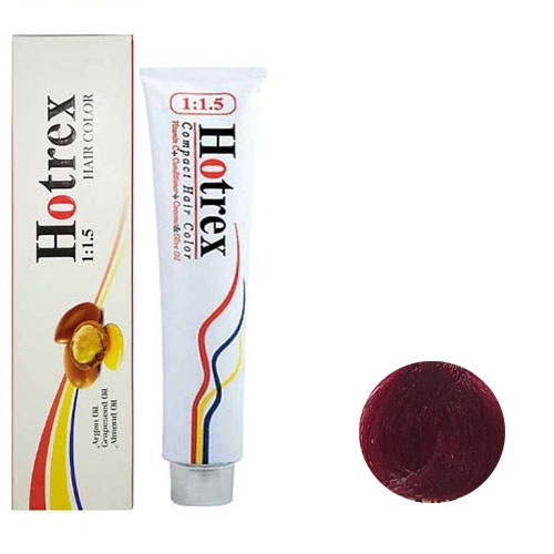 رنگ مو هاترکس سری آلبالویی شماره 6.55 حجم 100 میلی لیتر رنگ آلبالویی روشن