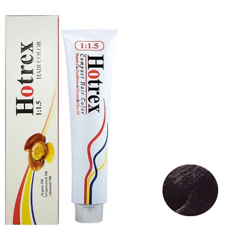 رنگ مو هاترکس سری تنباکویی شماره 6.35 حجم 100 میلی لیتر رنگ قهوه ای تنباکویی تیره