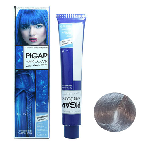 رنگ موی پیگار سری واریاسیون 15 میل شماره E13 رنگ واریاسیون نقره ای (ضد زردی)