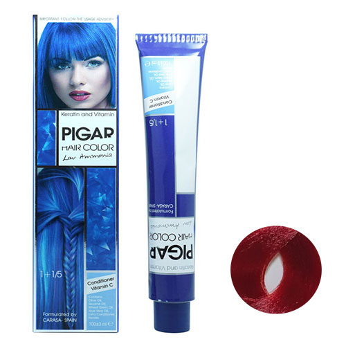 رنگ موی پیگار سری واریاسیون 15 میل شماره E16 رنگ واریاسیون قرمز