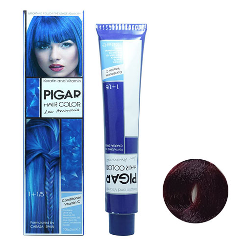 رنگ موی پیگار سری آلبالویی شماره 6.55 رنگ آلبالویی