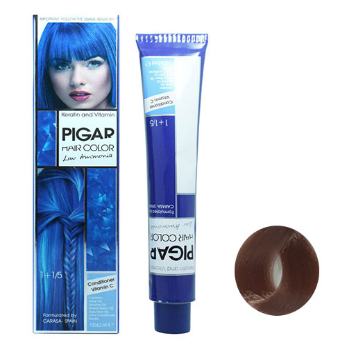 رنگ موی پیگار سری نسکافه ای شماره 7.47 (TE9) رنگ وانیلی