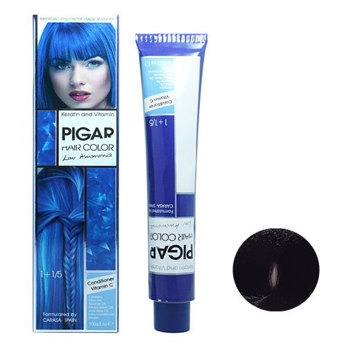 رنگ موی پیگار سری شرابی شماره RV4 رنگ انگوری تیره