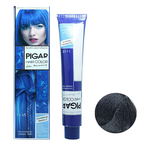 رنگ موی پیگار سری خاکستری شماره A2 رنگ قهوه ای خاکستری تیره