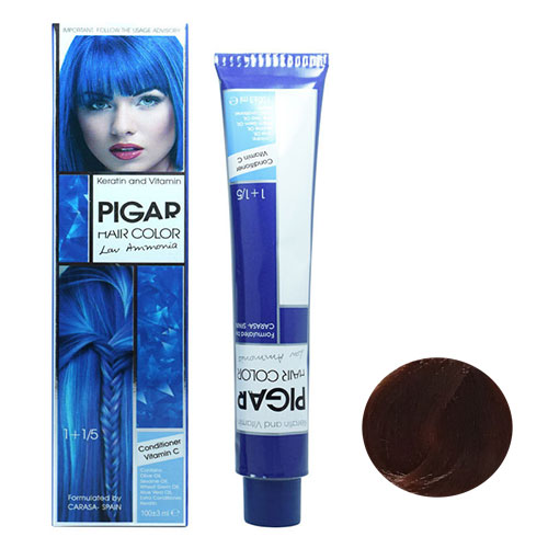 رنگ موی پیگار سری عسلی شماره H7 رنگ عسلی روشن