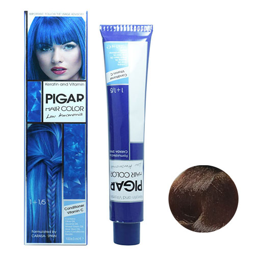 رنگ موی پیگار سری چای شماره TE6 رنگ چای سرد