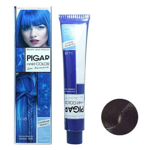 رنگ موی پیگار سری طبیعی شماره N4 رنگ قهوه ای روشن