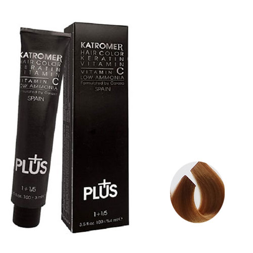 رنگ مو کاترومر سری طلایی شماره g8 حجم 100 میلی لیتر رنگ بلوند طلایی خیلی روشن