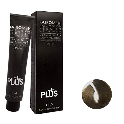 رنگ مو کاترومر سری زیتونی  شماره m6 حجم 100 میلی لیتر رنگ بلوند زیتونی متوسط