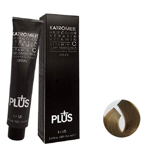 رنگ مو کاترومر سری زیتونی  شماره m7 حجم 100 میلی لیتر رنگ بلوند زیتونی روشن