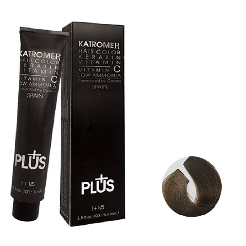 رنگ مو کاترومر سری زیتونی  شماره m5 حجم 100 میلی لیتر رنگ بلوند زیتونی تیره