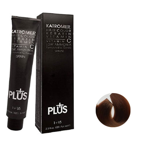 رنگ مو کاترومر سری شکلاتی  شماره W6 حجم 100 میلی لیتر رنگ بلوند شکلاتی متوسط