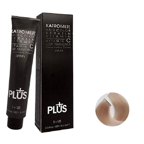 رنگ مو کاترومر سری تنباکویی  شماره T10 حجم 100 میلی لیتر رنگ بلوند تنباکویی پلاتینه