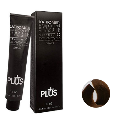 رنگ مو کاترومر سری کاکائویی  شماره 7.75 حجم 100 میلی لیتر رنگ بلوند کاکائویی متوسط