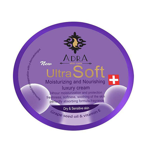 کرم مرطوب کننده و مغذی آدرا مدل روغن هسته انگور حجم 200 میلی لیتر