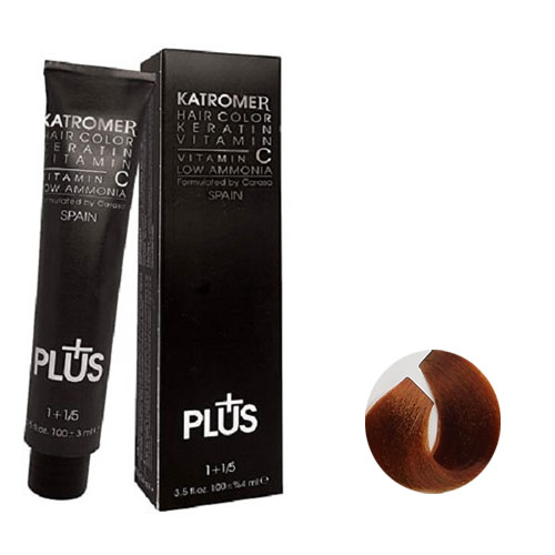 رنگ مو کاترومر سری عسلی شماره H7 حجم 100 میلی لیتر رنگ بلوند عسلی روشن