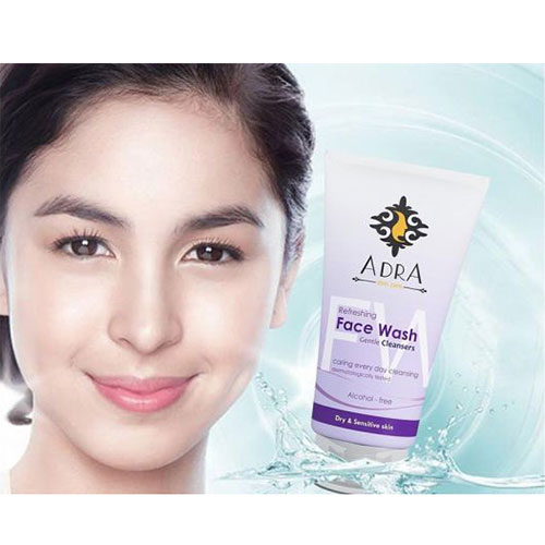 ژل شستشوی صورت آدرا مخصوص پوست های حساس حجم 150 میلی لیتر