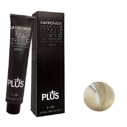 رنگ مو کاترومر سری هایلایت شماره 12.3 حجم 100 میلی لیتر رنگ بلوند زیتونی قطبی