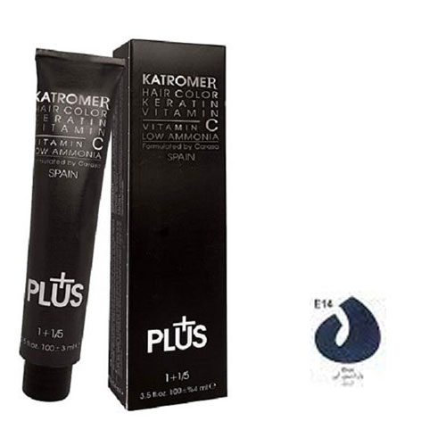 رنگ مو کاترومر سری واریاسون شماره E14 حجم 100 میلی لیتر رنگ واریاسون آبی