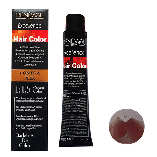 رنگ مو رنوال شماره 10.1 حجم 150 میلی لیتر رنگ بلوند دودی پلاتینه