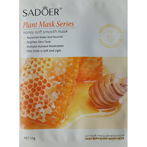 ماسک ورقه ای صورت sadoer مدل عسل
