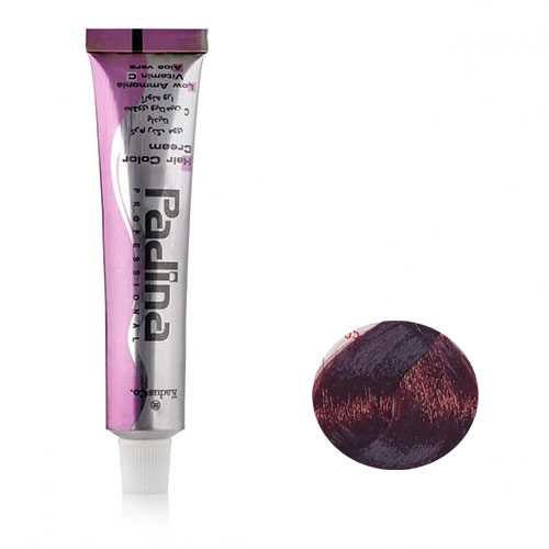 رنگ مو پادینا سری شرابی شماره RV4 حجم 100 میلی لیتر رنگ انگوری تیره