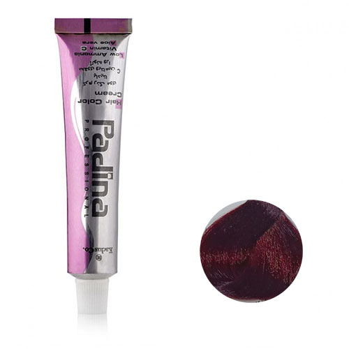 رنگ مو پادینا سری آلبالویی شماره 6.55 حجم 100 میلی لیتر رنگ آلبالویی