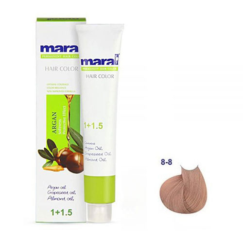 رنگ مو مارال سری شکلاتی حجم 100 میلی لیتر شماره 8.8 رنگ شیر شکلاتی