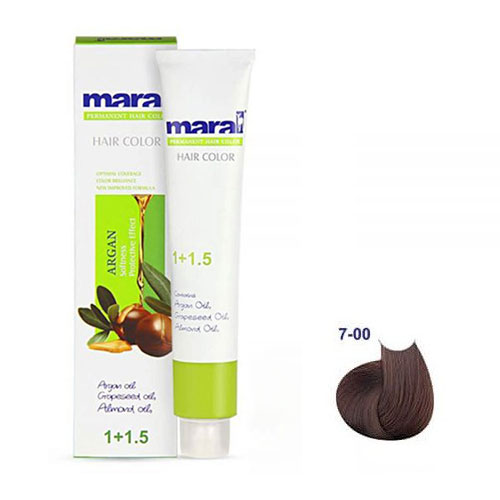 رنگ مو مارال سری طبیعی اکسترا حجم 100 میلی لیتر شماره 7.00 رنگ بلوند متوسط اکسترا