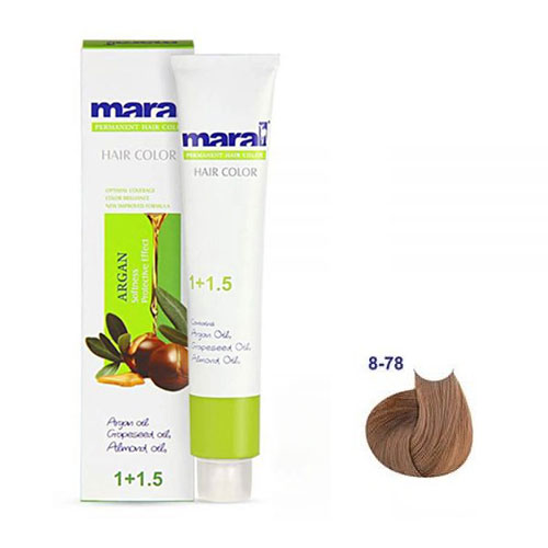 رنگ مو مارال سری کاپوچینو حجم 100 میلی لیتر شماره 8.78 رنگ بلوند کاپوچینو