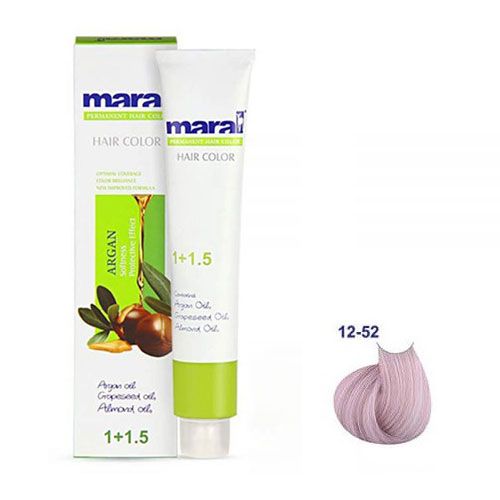 رنگ مو مارال سری هایلایت حجم 100 میلی لیتر شماره 12.52 رنگ یاسی