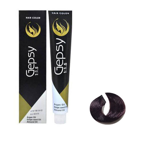 رنگ مو جیپسی سری شرابی شماره 4.66 شرابی متوسط