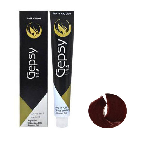 رنگ مو جیپسی سری آلبالویی شماره 6.5 رنگ آلبالویی روشن