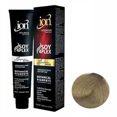 رنگ مو آیون سری زیتونی شماره 9.8 رنگ بلوند زیتونی روشن