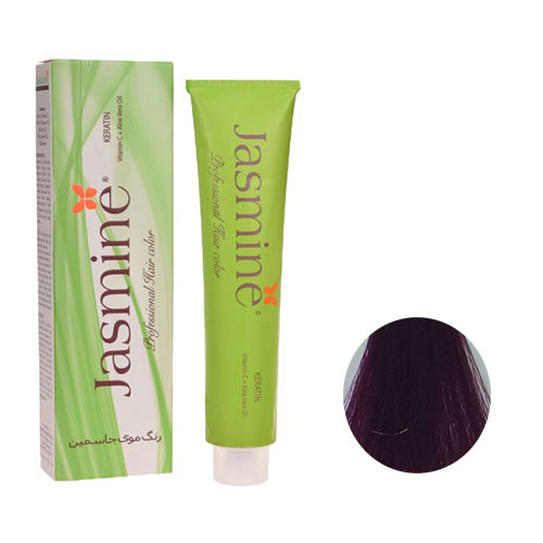 رنگ مو جاسمین سری شرابی شماره 7.20 رنگ بلوند شرابی متوسط