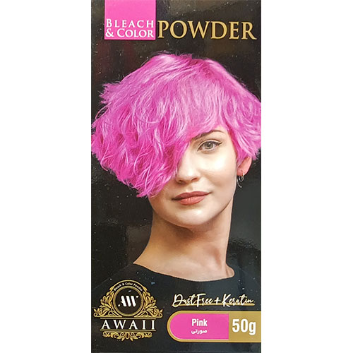 رنگ مو فانتزی 50 گرمی آوایی رنگ صورتی