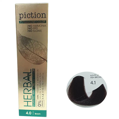 رنگ مو پیکشن سری خاکستری شماره 4.1 رنگ قهوه ای خاکستری حجم 100 میل