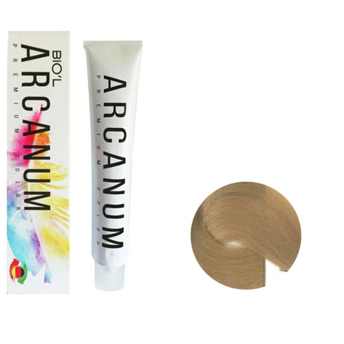 رنگ مو آرکانوم سری طبیعی 120 میل شماره  8.0  رنگ  بلوند روشن طبیعی