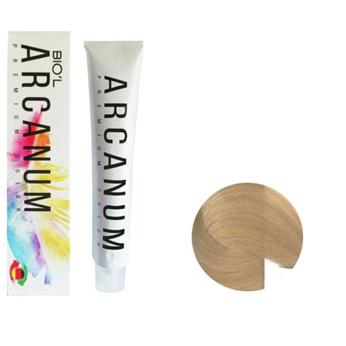 رنگ مو آرکانوم سری طبیعی 120 میل شماره  9.0  رنگ  بلوند خیلی روشن طبیعی