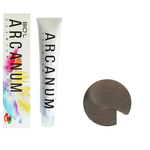 رنگ مو آرکانوم سری شنی ماسه ای 120 میل شماره  7.23  رنگ  بلوند  ماسه ای متوسط