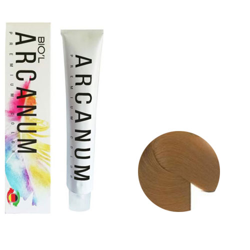 رنگ مو آرکانوم سری طلایی 120 میل شماره  6.3  رنگ  بلوند طلایی تیره