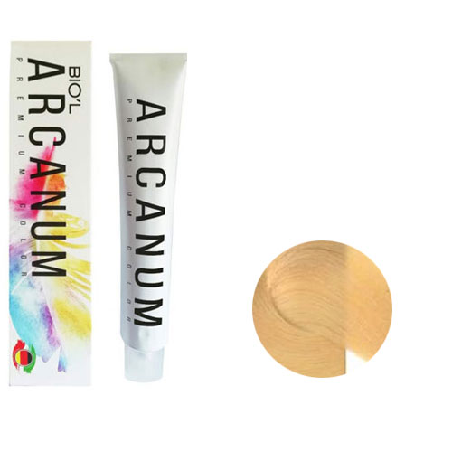 رنگ مو آرکانوم سری طلایی 120 میل شماره 9.3 رنگ  بلوند طلایی خیلی روشن