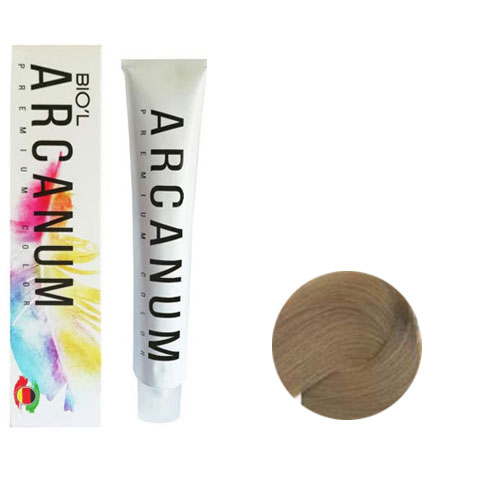 رنگ مو آرکانوم سری بیسکویتی 120 میل شماره 6.39  رنگ بلوند بیسکویتی تیره