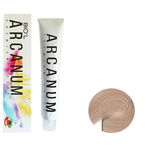 رنگ مو آرکانوم سری سوپر بلوند 120 میل شماره  12.02 رنگ سوپر بلوند مرواریدی طبیعی