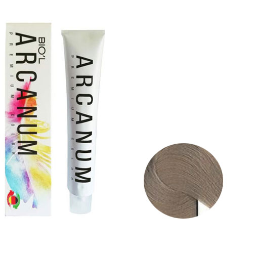 رنگ مو آرکانوم سری دودی 120 میل شماره  8.1  رنگ بلوند دودی روشن