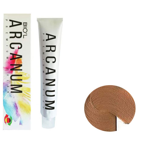 رنگ مو آرکانوم سری عسلی 120 میل شماره  7.34  رنگ بلوند عسلی متوسط