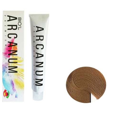 رنگ مو آرکانوم سری نسکافه ای 120 میل شماره  6.18  رنگ بلوند نسکافه ای تیره